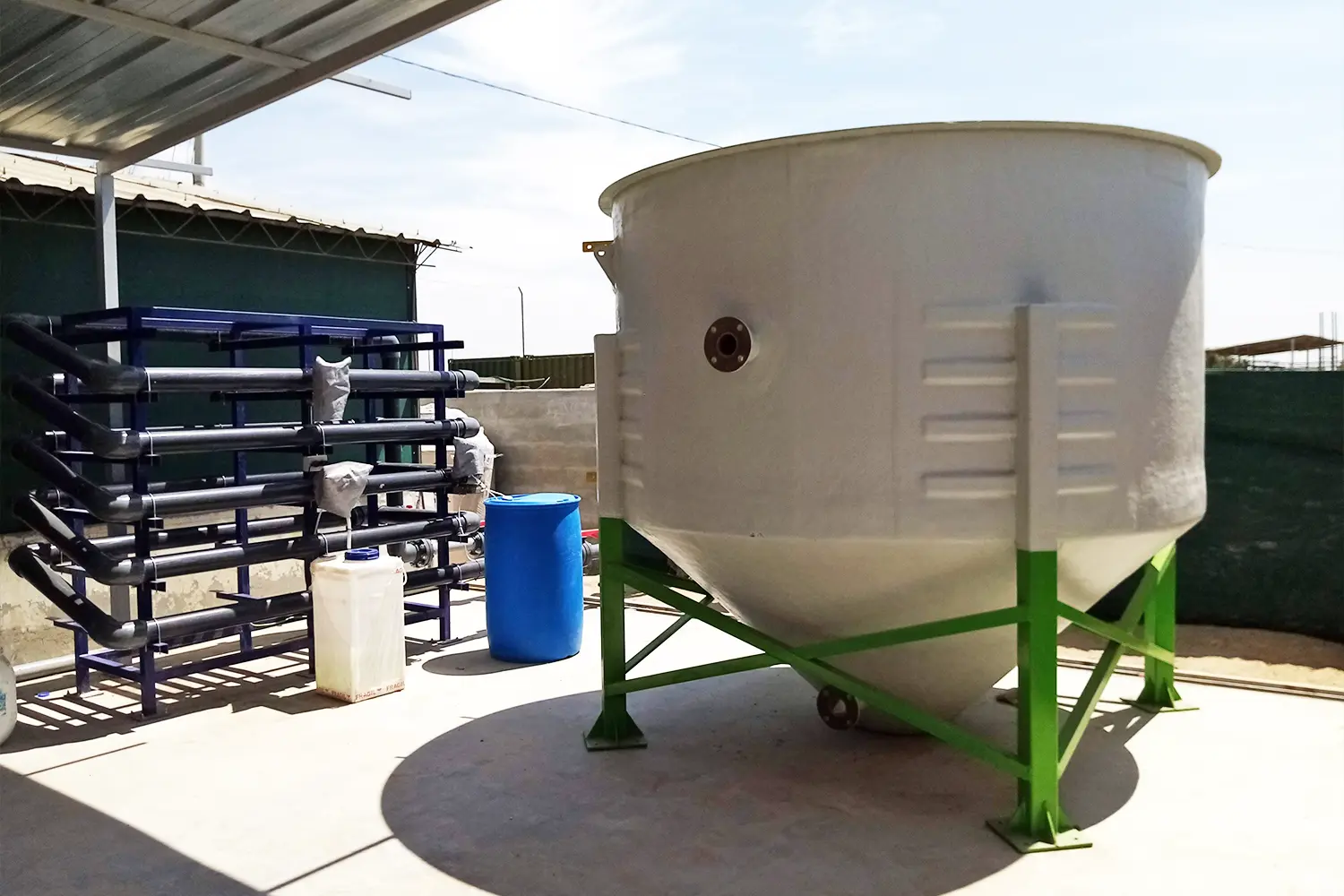 Tratamiento de agua de río